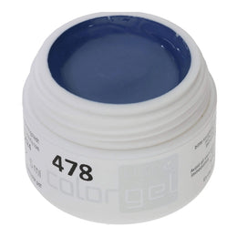 #478 Premium-EFFEKT Color Gel 5ml Dunkles Rauchblau mit dezentem Schimmer