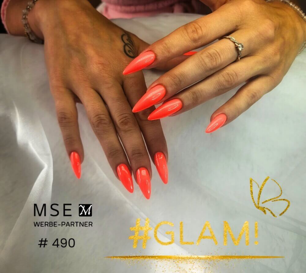 # 490 Premium-PURE Color Gel 5ml màu cam neon