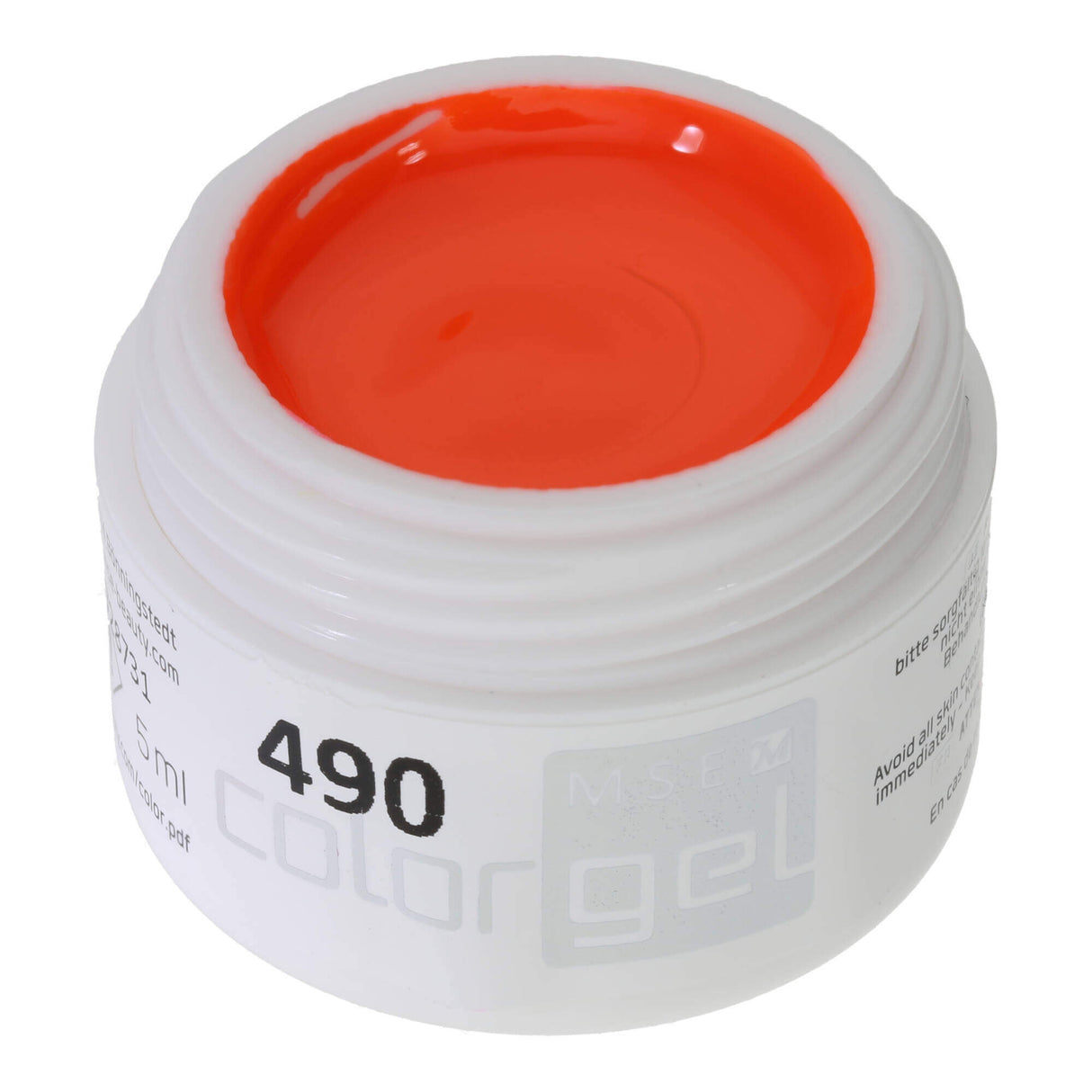 # 490 Premium-PURE Color Gel 5ml màu cam neon