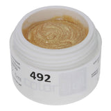 #492 Premium-EFFEKT Color Gel 5ml Goldenes Metallicgel