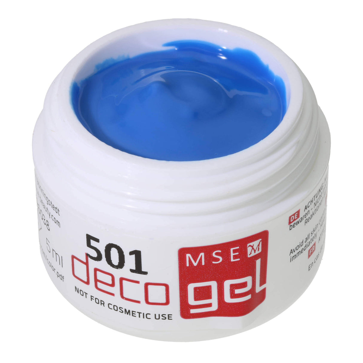#501 Premium-DECO Color Gel 5ml Neon Blue PAS POUR USAGE COSMETIQUE