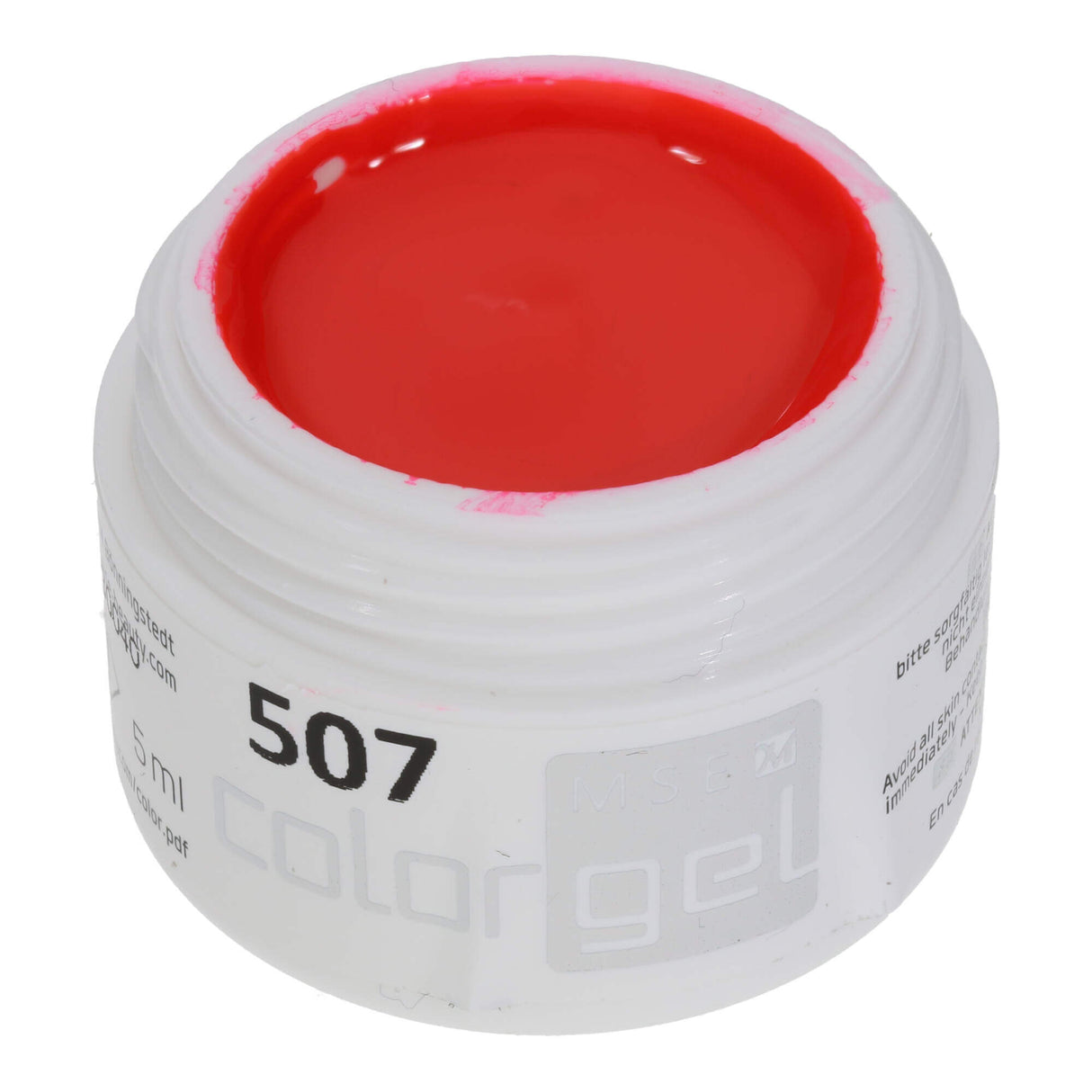 # 507 Premium-PURE Color Gel 5ml Neon Orange-Red