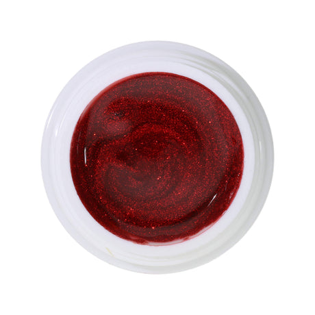 #518 Premium-GLITTER Color Gel 5ml Gel pailleté rouge