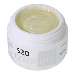 #520 Premium-GLITTER Color Gel 5ml Klar Glitter