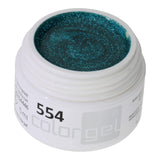 #554 Premium-GLITTER Color Gel 5ml Grün