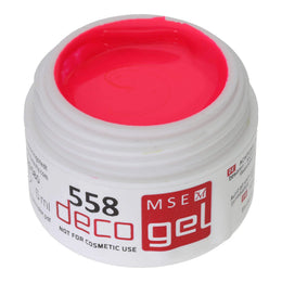 #558 Premium-DEKO Color Gel 5ml Neon Pink NOT FOR COSMETIC USE