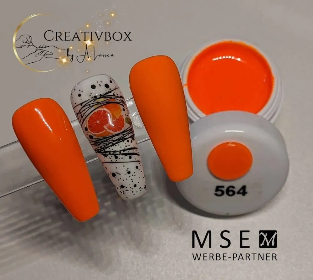 Gelaxy Shellac #0564 Neon Orange 15 ml | MSE Beauty – MSE - The