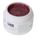 #588 Premium GLITTER Color Gel 5ml Hồng