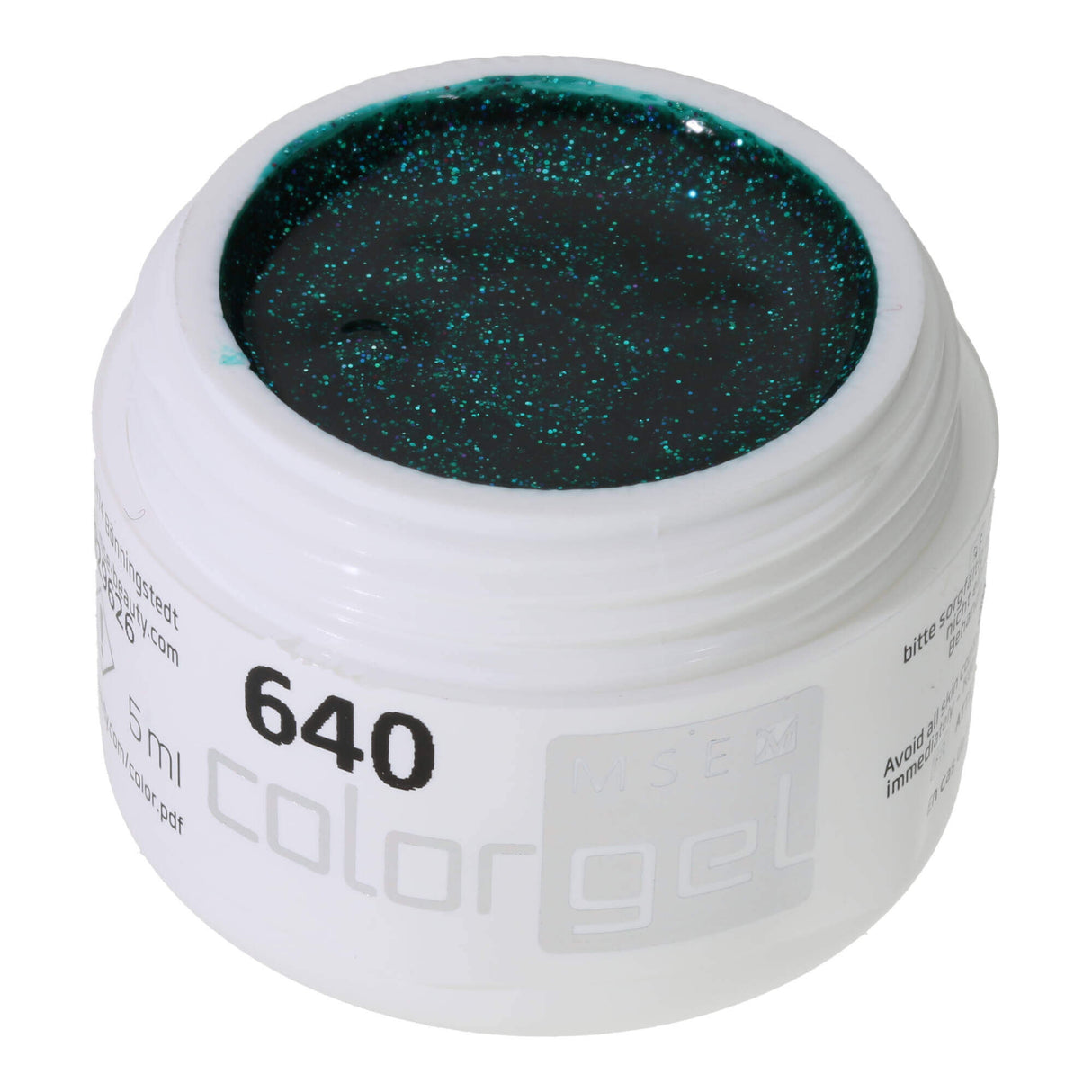 # 640 Premium GLITTER Color Gel 5ml green