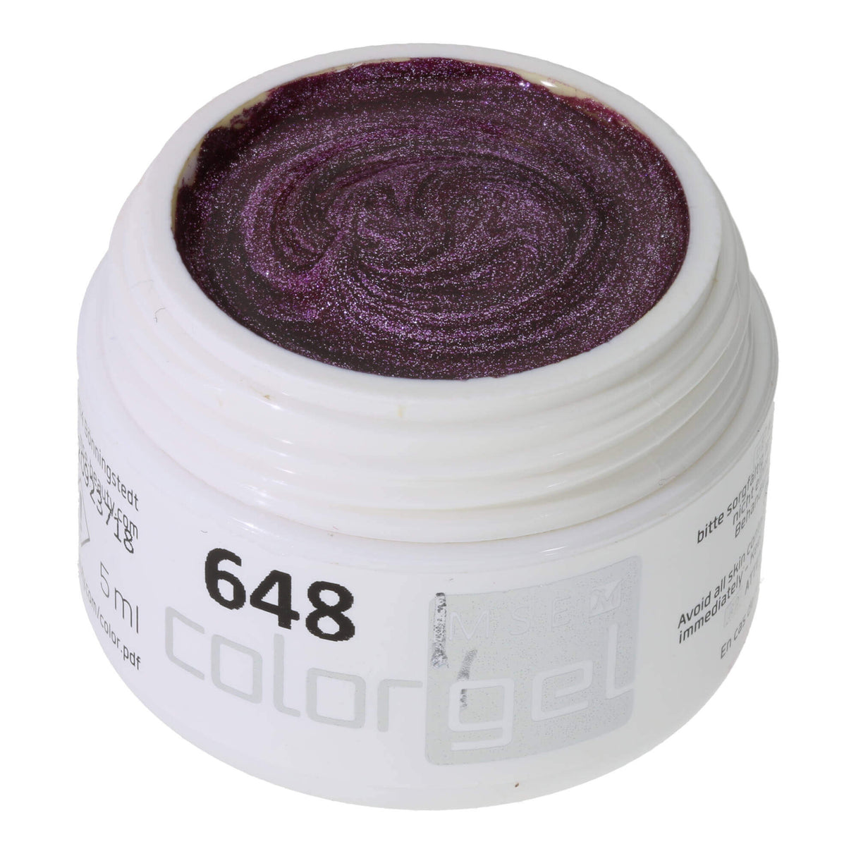 #648 Premium EFFECT Color Gel 5ml gel ánh kim