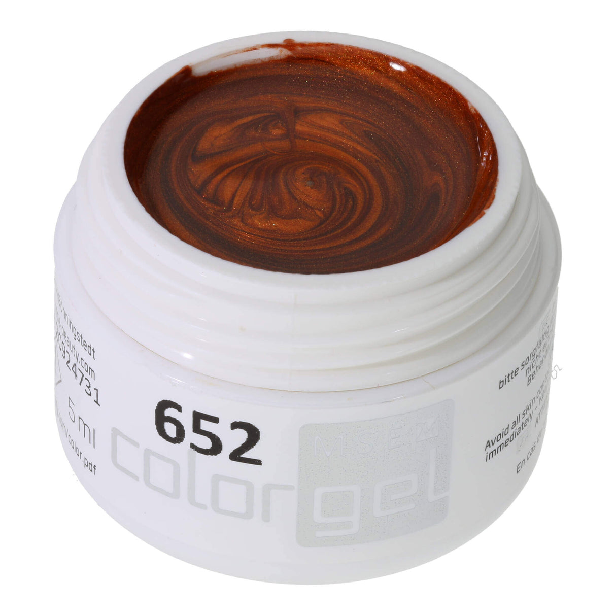 # 652 Premium EFFECT Color Gel 5ml copper