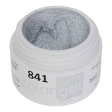 # 841 Premium-GLITTER Color Gel 5ml màu trắng