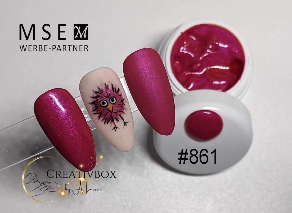 # 861 Premium-EFFEKT Color Gel 5ml Pink light shimmer