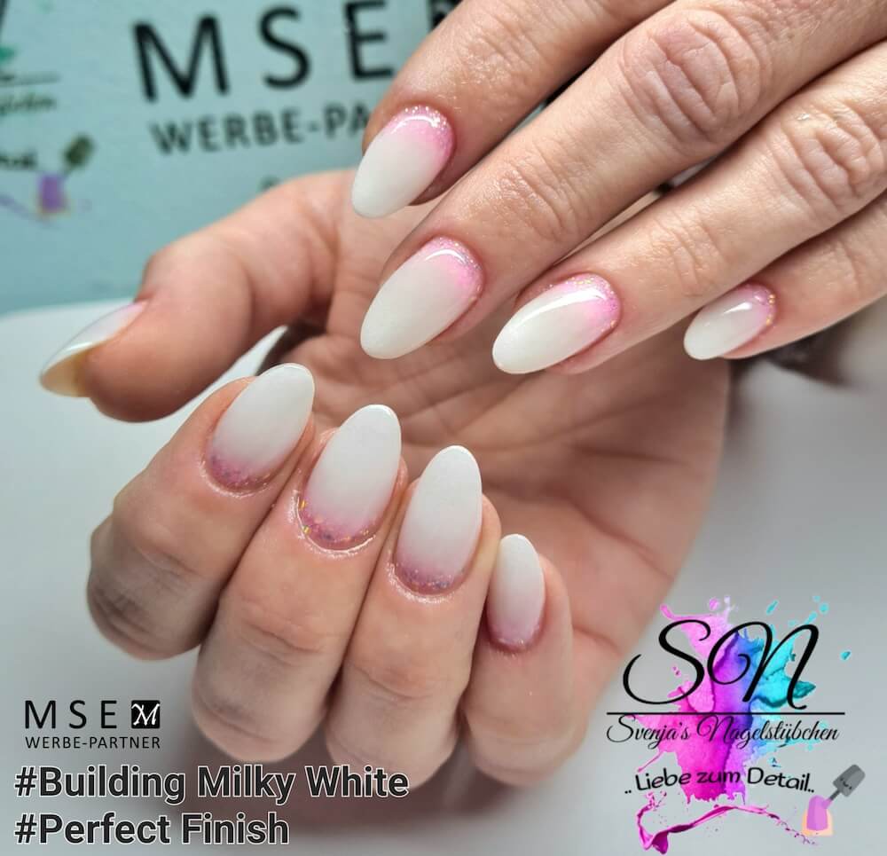MSE Gel 604:  Aufbaugel milky white / Building milky white 50ml