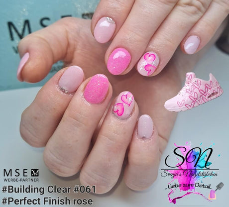 MSE Perfect FINISH High Gloss Gel milky rose 15ml Non Sticky