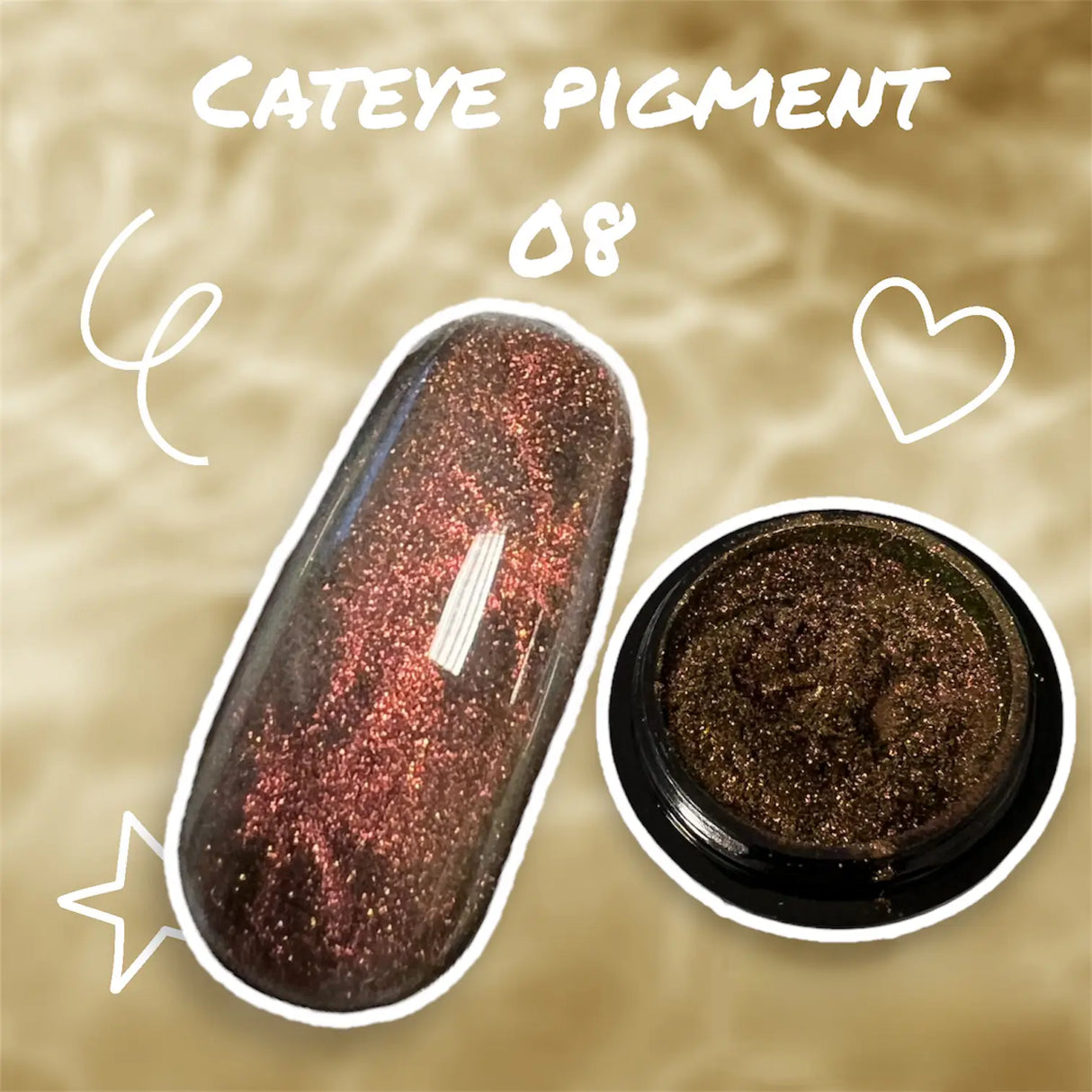 Pigment Cat Eye 0,3 gr. 3D-84 #8