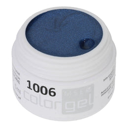 #1006 Effekt Farbgel – Metallic Blau– 5ml