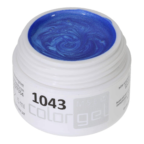 #1043 EFFEKT Color Farbgel 5ml Blau - MSE - The Beauty Company