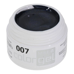 #007 Premium-EFFEKT Color Gel 5ml Dunkelblau mit goldenem Perlglanz