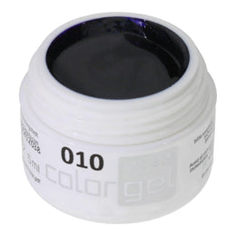 #010 Premium-GLITTER Color Gel 5ml Dunkelblau mit Grün-/Blau-Glitter metallic