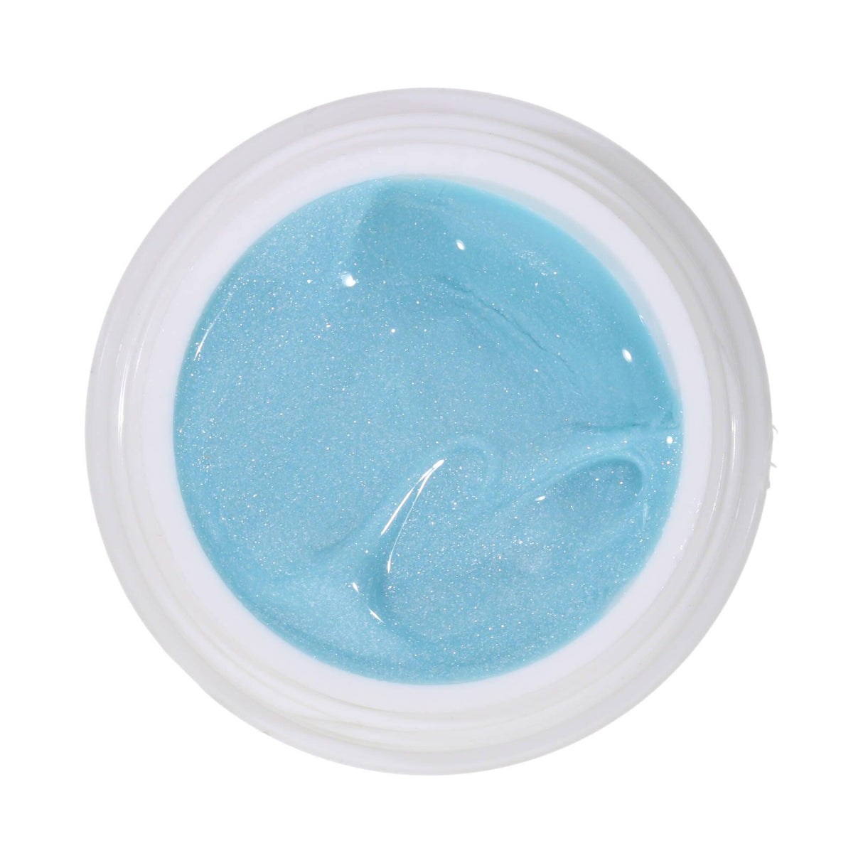 #014 Premium-EFFEKT Color Gel 5ml Mintgrün mit feinem Silberperlglanz - MSE - The Beauty Company