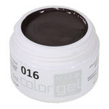 #016 Premium-PURE Color Gel 5ml Schokoladenbraun/Grau - MSE - The Beauty Company