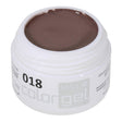 #018 Premium-PURE Color Gel 5ml Helles Graubraun mit leicht rötlichen Unterton - MSE - The Beauty Company
