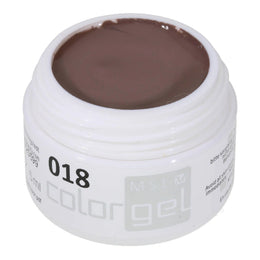 #018 Premium-PURE Color Gel 5ml Helles Graubraun mit leicht rötlichen Unterton