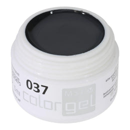 #037 Premium-PURE Color Gel 5ml Kräftiges Schwarzgrau