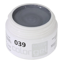 #039 Premium-EFFEKT Color Gel 5ml Helles Steingrau mit dezentem Perlglanz