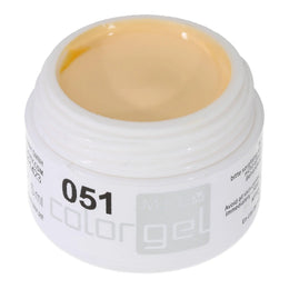 #051 Premium-PURE Color Gel 5ml Pastellfarbenes Gelb-Orange