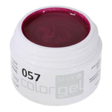 #057 Premium-EFFEKT Color Gel 5ml Kombination aus dunklem Pink und Rotviolett mit Perlmuttschimmer - MSE - The Beauty Company