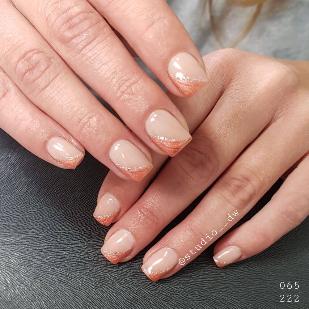 #065 Premium-EFFEKT Color Gel 5ml Heller Rosenholzton unterstrichen vom Perlglanzeffekt - MSE - The Beauty Company