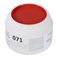 #071 Premium-PURE Color Gel 5ml Hell leuchtendes Kirschrot - MSE - The Beauty Company