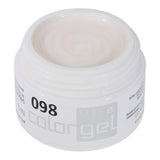 #098 Premium-EFFEKT Color Gel 5ml Cremiges Perlweiss - MSE - The Beauty Company