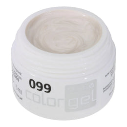 #099 Premium-EFFEKT Color Gel 5ml Eierschalfarbenes Weiss mit Perleffekt