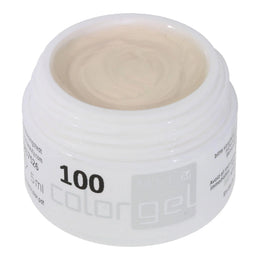 #100 Premium-EFFEKT Color Gel 5ml Rosa changierendes Perlweiss