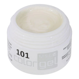 #101 Premium-EFFEKT Color Gel 5ml Elegantes Perlweiss, rosa/grün changierend