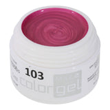 #103 Premium-EFFEKT Color Gel 5ml Helles Pink mit Perlglanzeffekt - MSE - The Beauty Company
