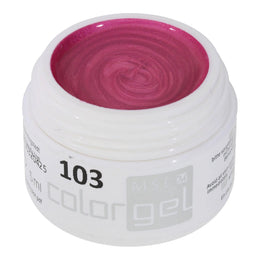 #103 Premium-EFFEKT Color Gel 5ml Helles Pink mit Perlglanzeffekt