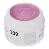#109 Premium-EFFEKT Color Gel 5ml Blassrosa mit Perlglanz - MSE - The Beauty Company