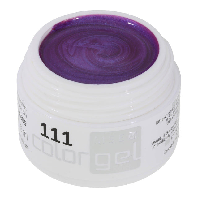 #111 Premium-EFFEKT Color Gel 5ml Fliederton mit Perlglanzeffekt - MSE - The Beauty Company