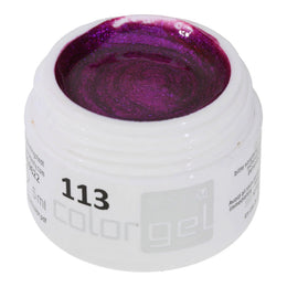 #113 Premium-EFFEKT Color Gel 5ml Kräftiges Violett mit Perlglanzefekt