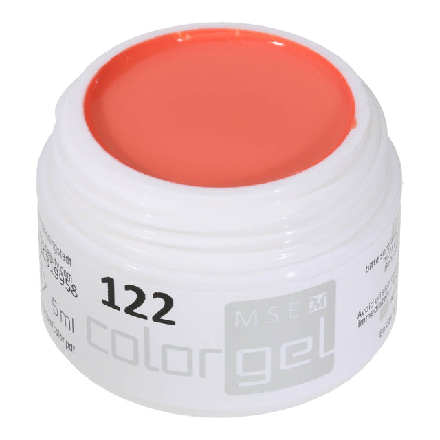 #122 Premium-PURE Color Gel 5ml Kräftiger Lachston - MSE - The Beauty Company