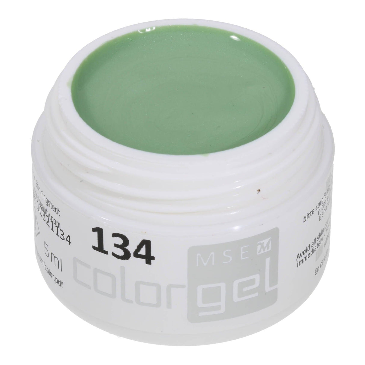 #134 Premium-EFFEKT Color Gel 5ml Schimmerndes Pistaziengrün - MSE - The Beauty Company