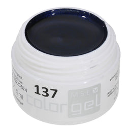 #137 Premium-EFFEKT Color Gel 5ml Sehr dunkles Blau mit blauem Perlglanz
