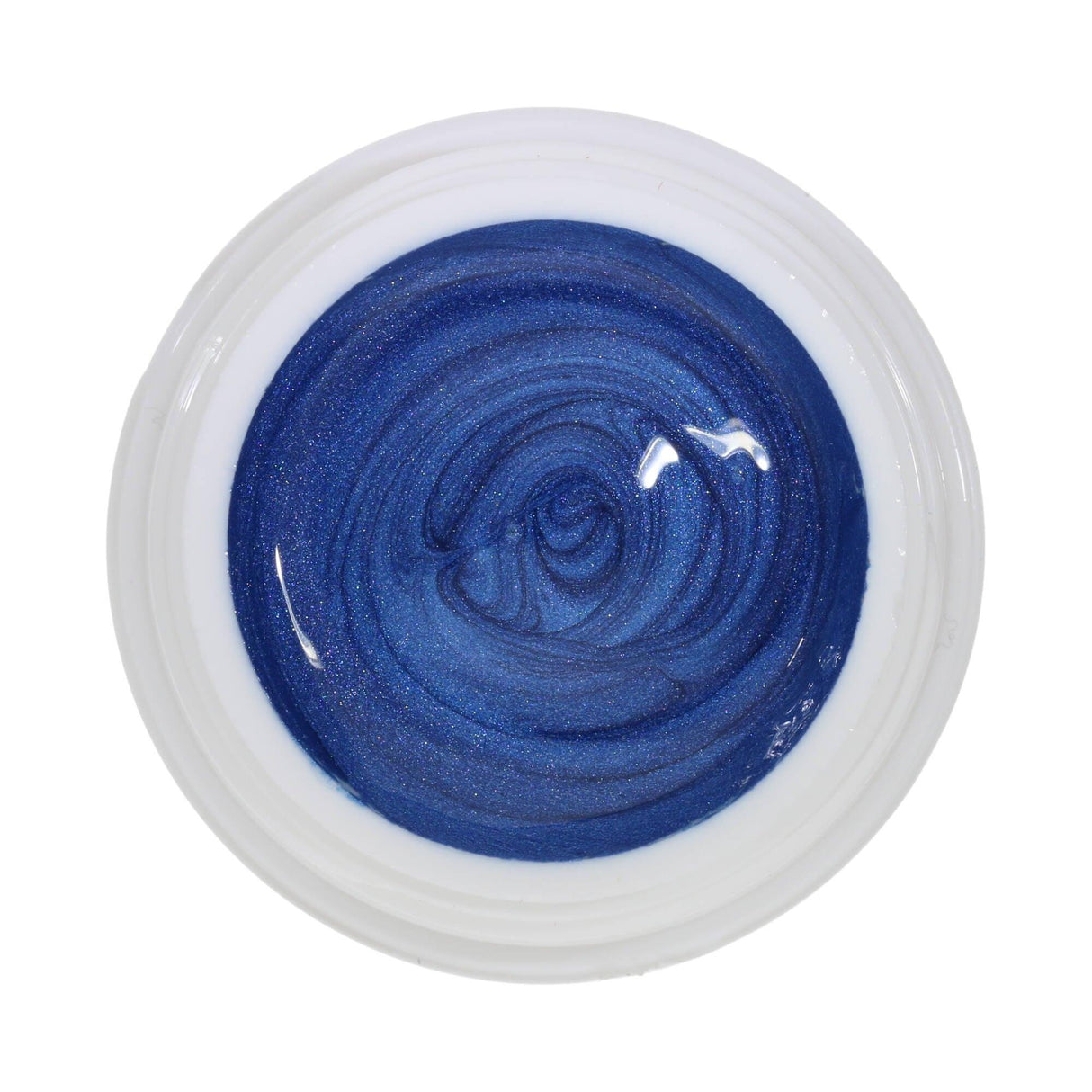#138 Premium-EFFEKT Color Gel 5ml Mittelblau mit Perlglanz - MSE - The Beauty Company