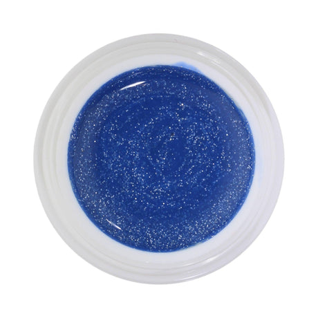 #152 Premium-GLITTER Color Gel 5ml Helles Marinblau mit Silberglitter - MSE - The Beauty Company