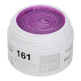 #161 Premium-GLITTER Color Gel 5ml Blasses Pink mit Silbereffekt - MSE - The Beauty Company