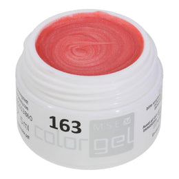 #163 Premium-EFFEKT Color Gel 5ml Lachsrosa mit goldenem Perleffekt